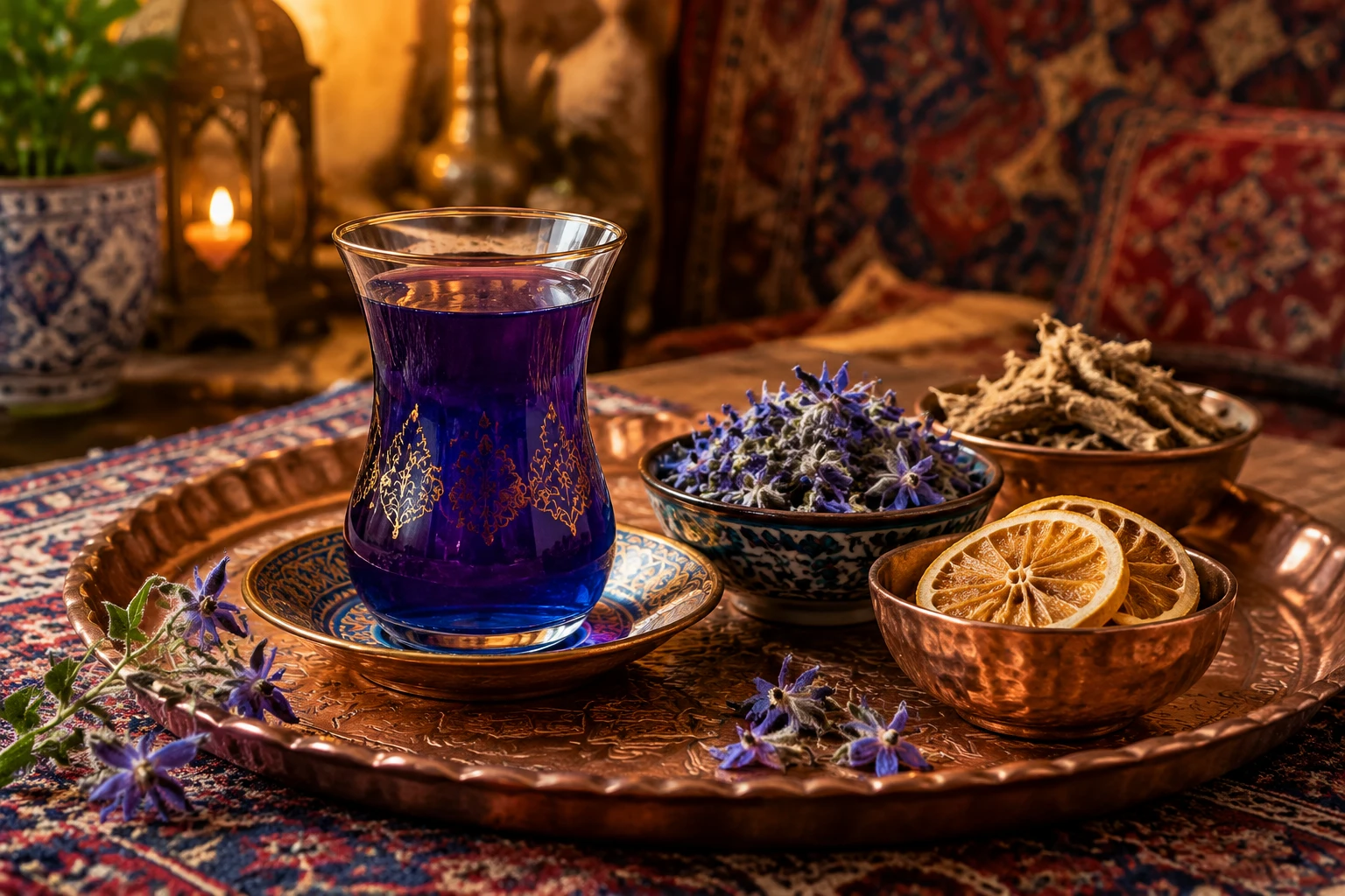 دمنوش گل گاوزبان
