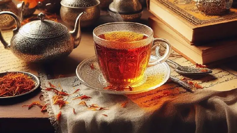 خواص چای زعفران
